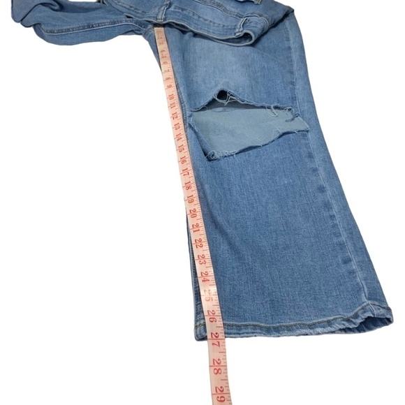 MADDEN GIRL 90’s Cut Out Wide Leg High Rise Mom Jeans Relaxed Fit US Sz 31 - Picture 8 of 12